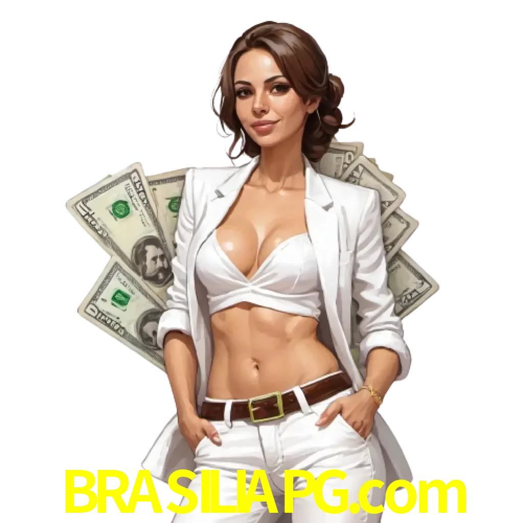 woman with money playing in brasiliapg bet casino